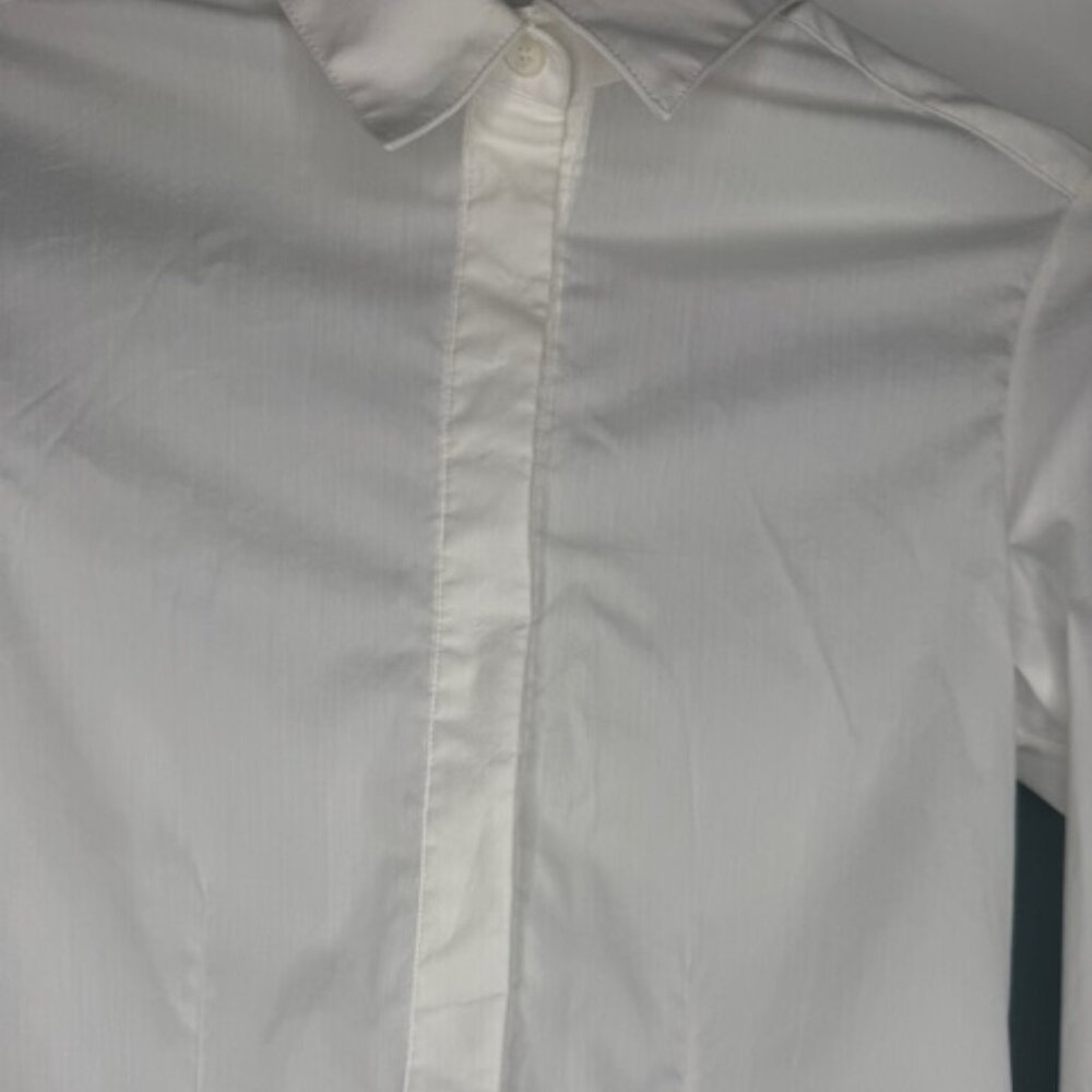 Burberry Classic White Women Shirt Size 0 XS - Great Condition - Picture 6 of 9
